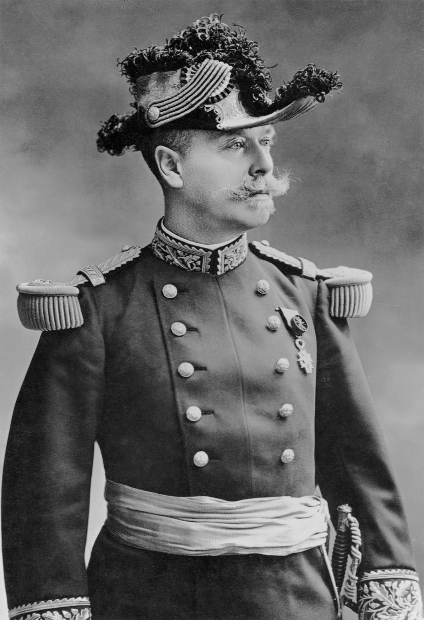 Portret van generaal Poline door Alfred Ellis