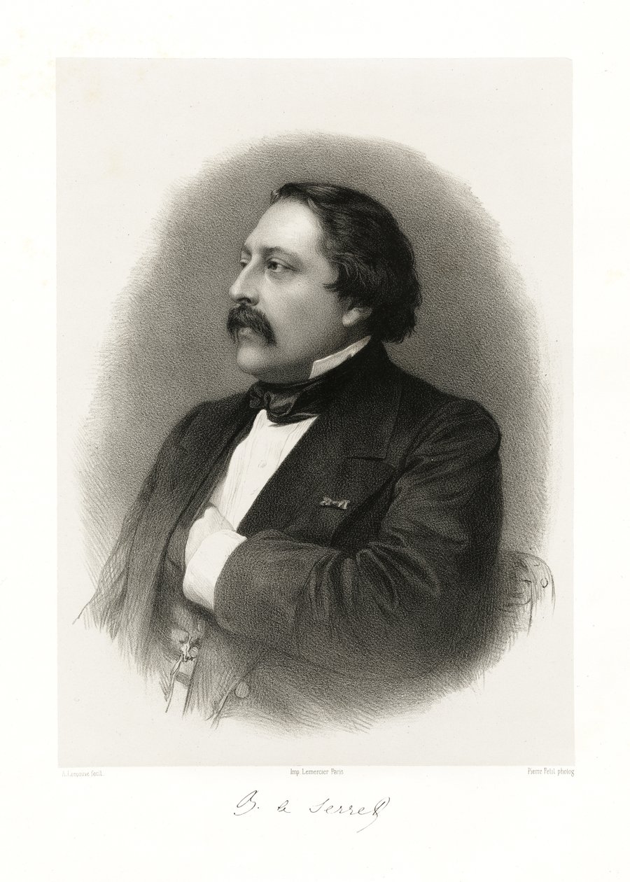 Joseph Alfred Serret door Alfred Lemoine