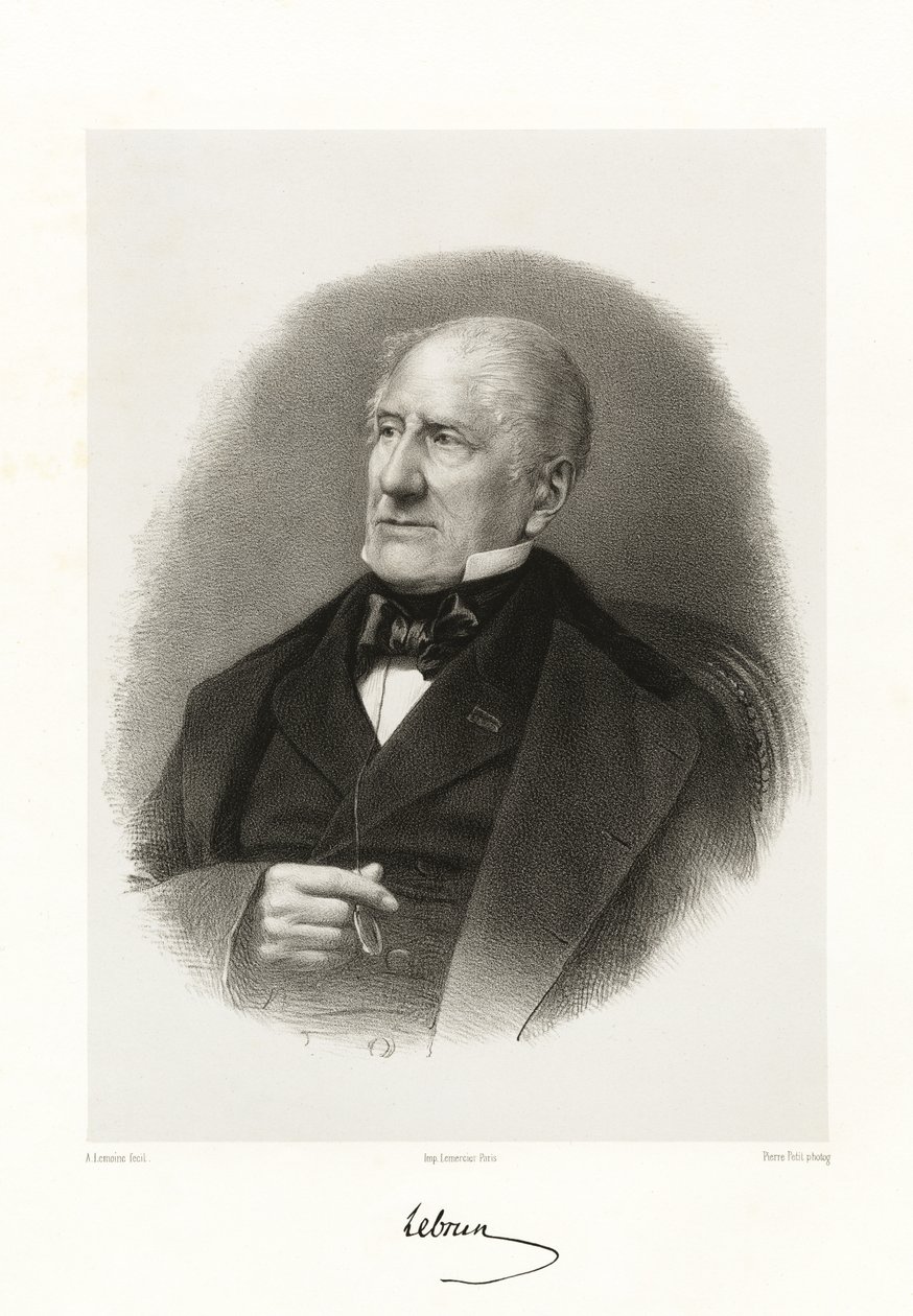 Pierre Antoine Lebrun door Alfred Lemoine