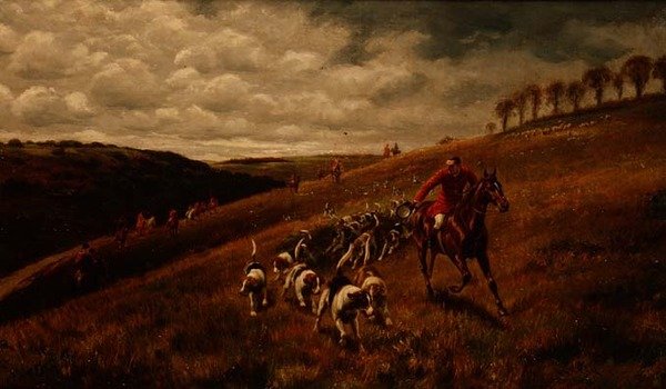 Ze Opjagen door Alfred Charles Havell