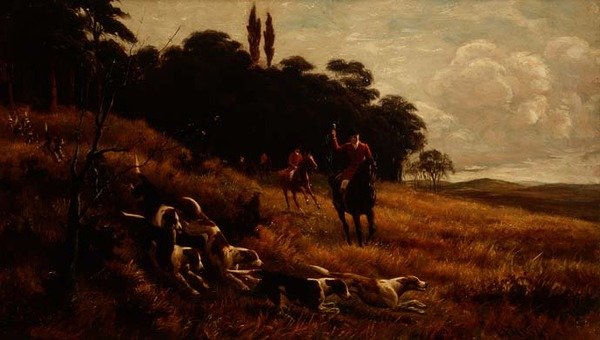 Volle Jacht door Alfred Charles Havell