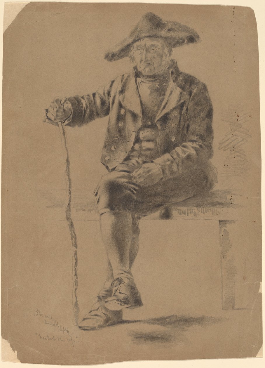 De oude soldaat - Bernkastel door Alfred Cornelius Howland