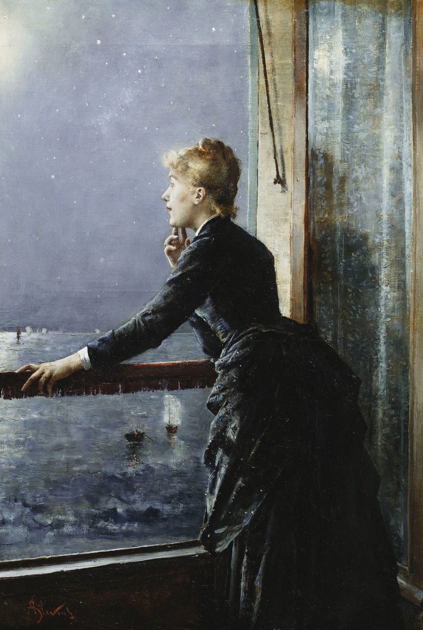 De Melkweg; La Voie Lactee door Alfred Emile Stevens