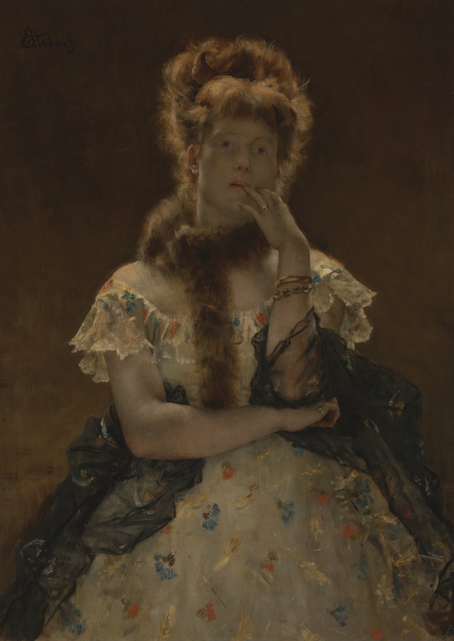 De Sfinx van Parijs door Alfred Emile Stevens