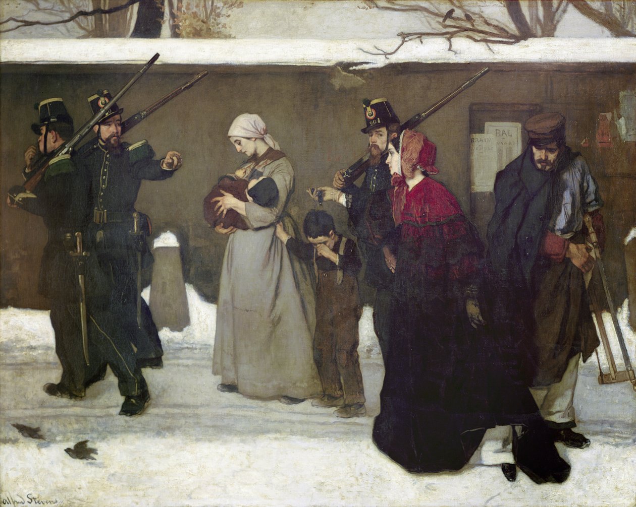 Wat Vagebondage Wordt Genoemd of, De Jagers van Vincennes, 1854 door Alfred Emile Stevens