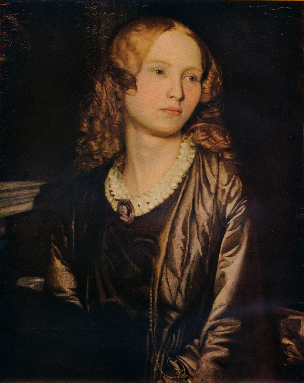 Mary Ann, vrouw van Leonard Collman, ca. 1854-1931 door Alfred Emile Stevens