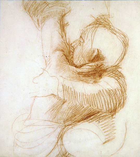 Moeder en kind, ca. 1851 door Alfred George Stevens