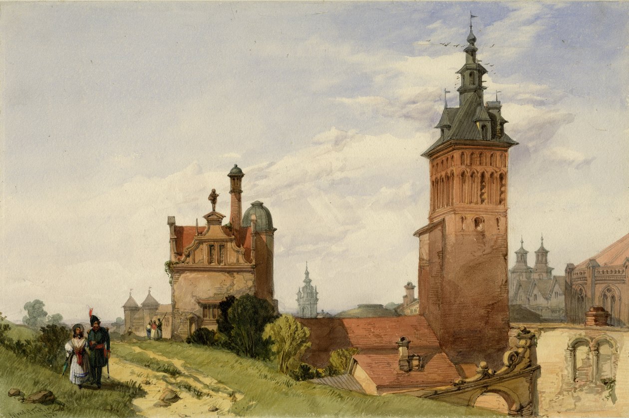Een Uitzicht nabij Moskou, 1836 door Alfred Gomersal Vickers