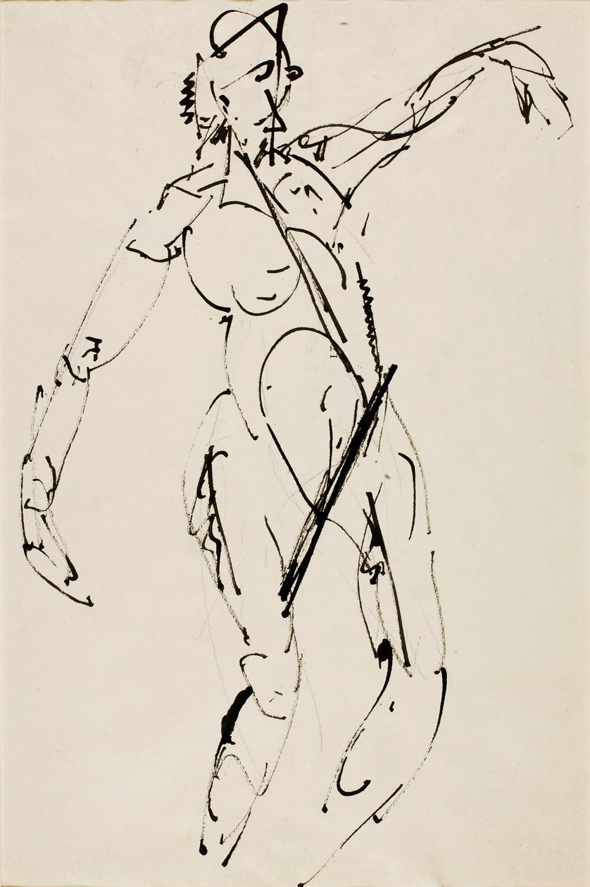 Staand naakt door Alfred H. Maurer