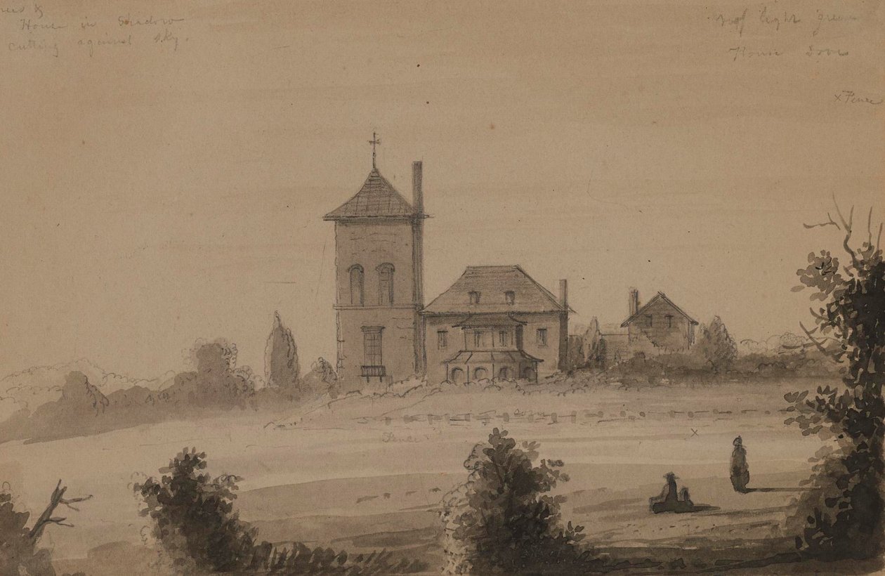 Landhuis van Reverdy Johnson door Alfred Jacob Miller