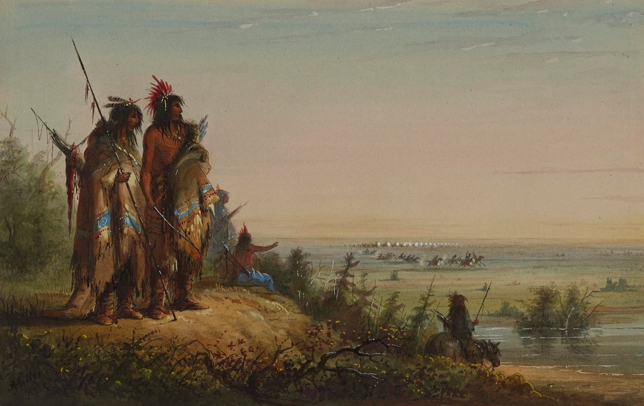 De kloof overbruggen door Alfred Jacob Miller