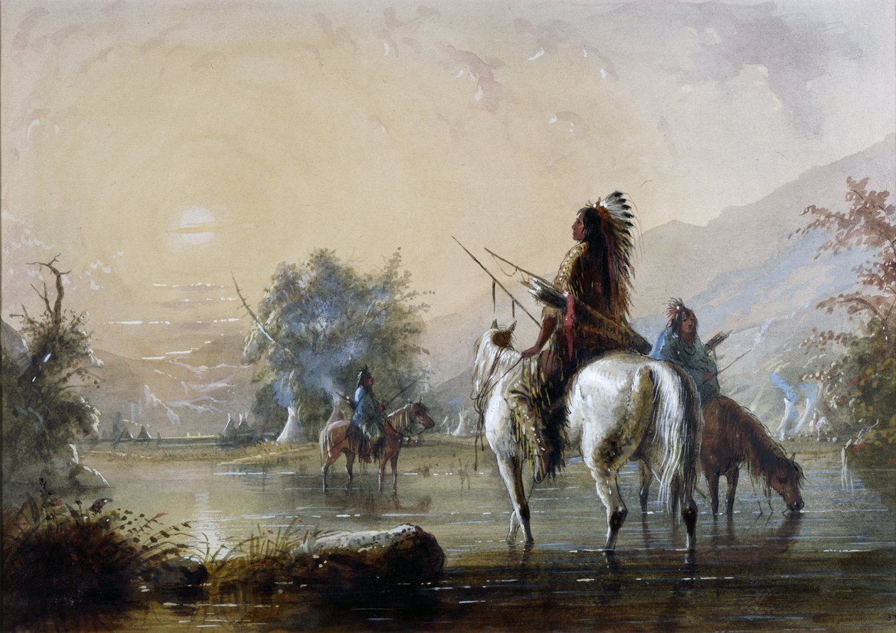 Kraaienkamp door Alfred Jacob Miller