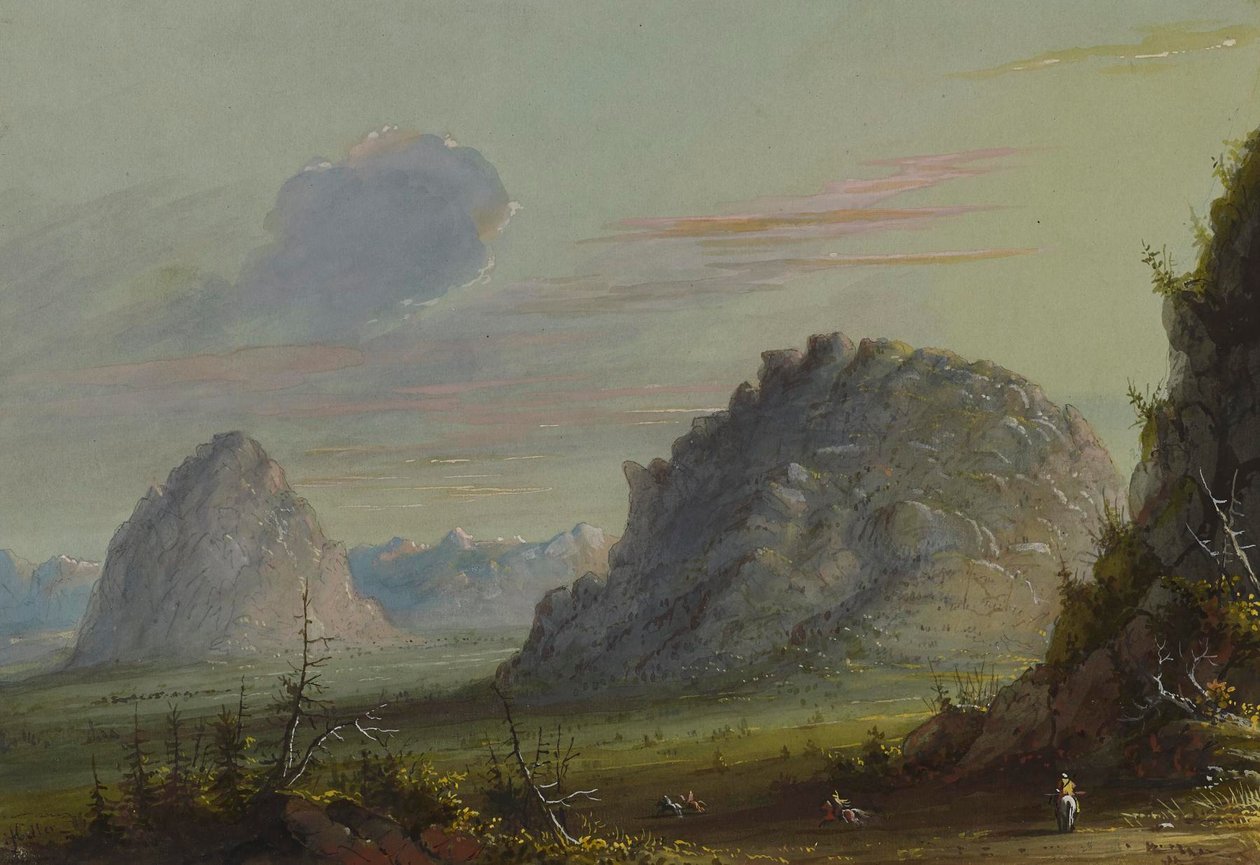 Gesteentevormingen door Alfred Jacob Miller