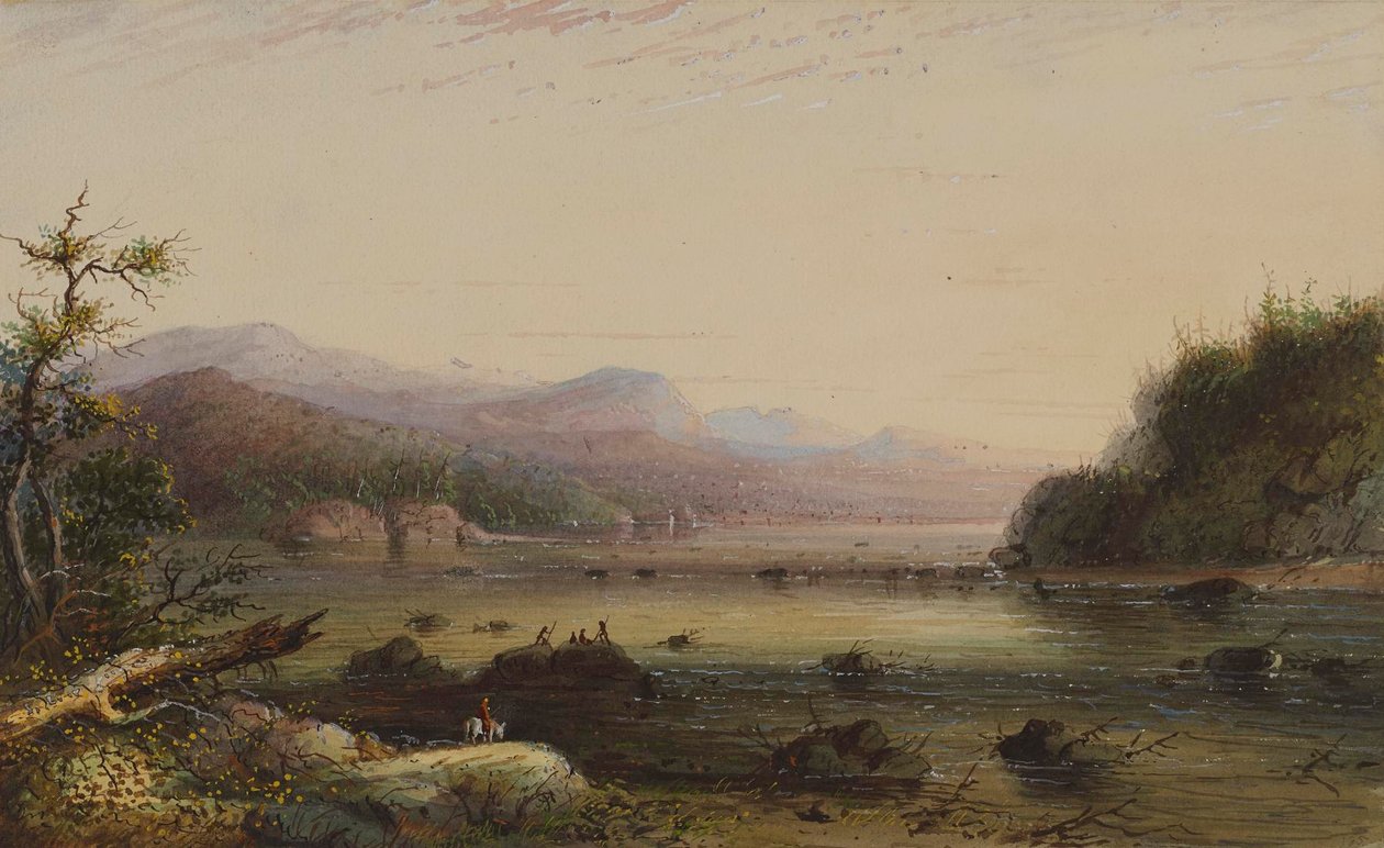 Green River - Oregon door Alfred Jacob Miller