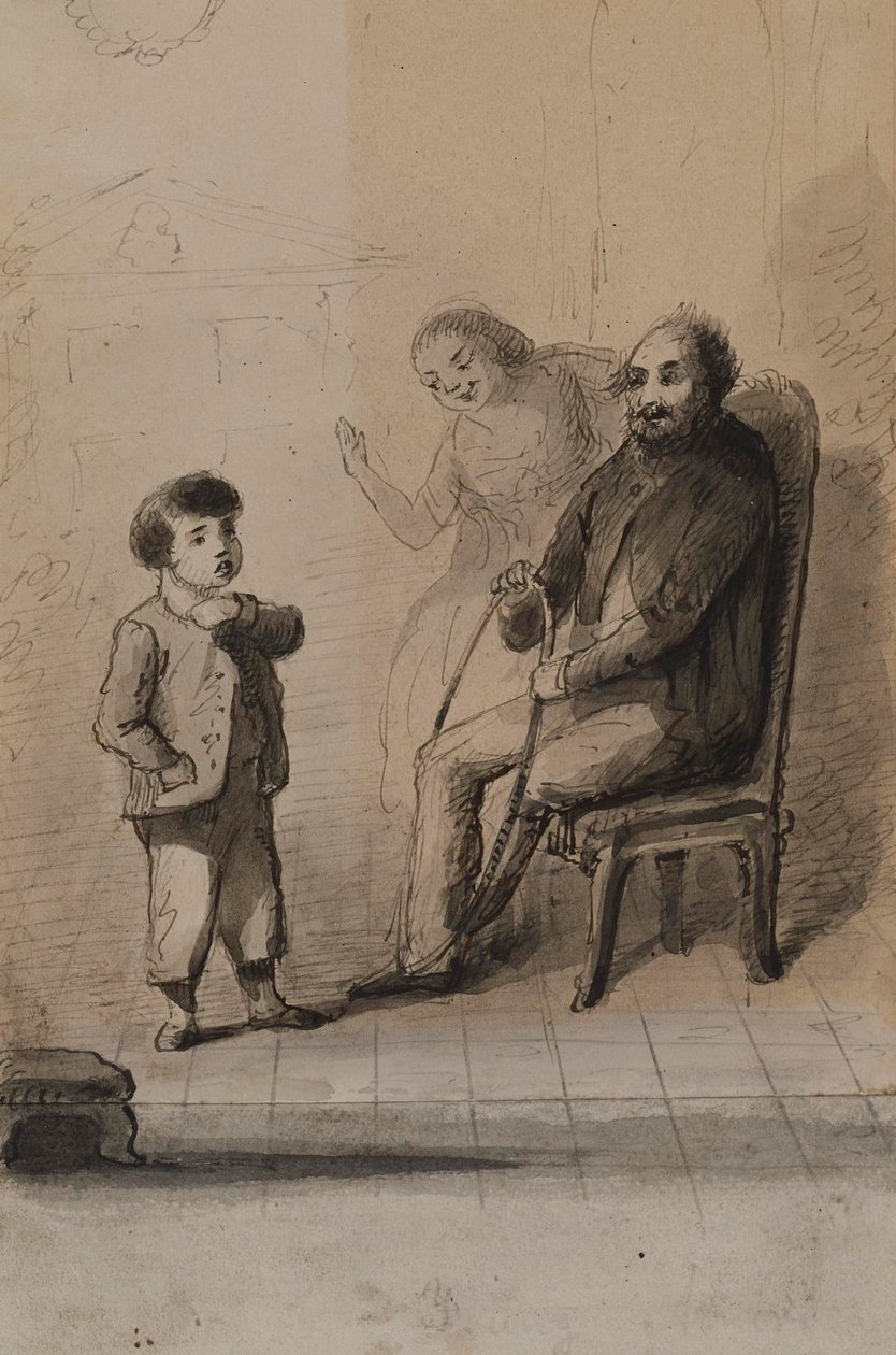 Gregory! – Kijk eens wat een mooie hoepel ik voor je heb gekocht door Alfred Jacob Miller