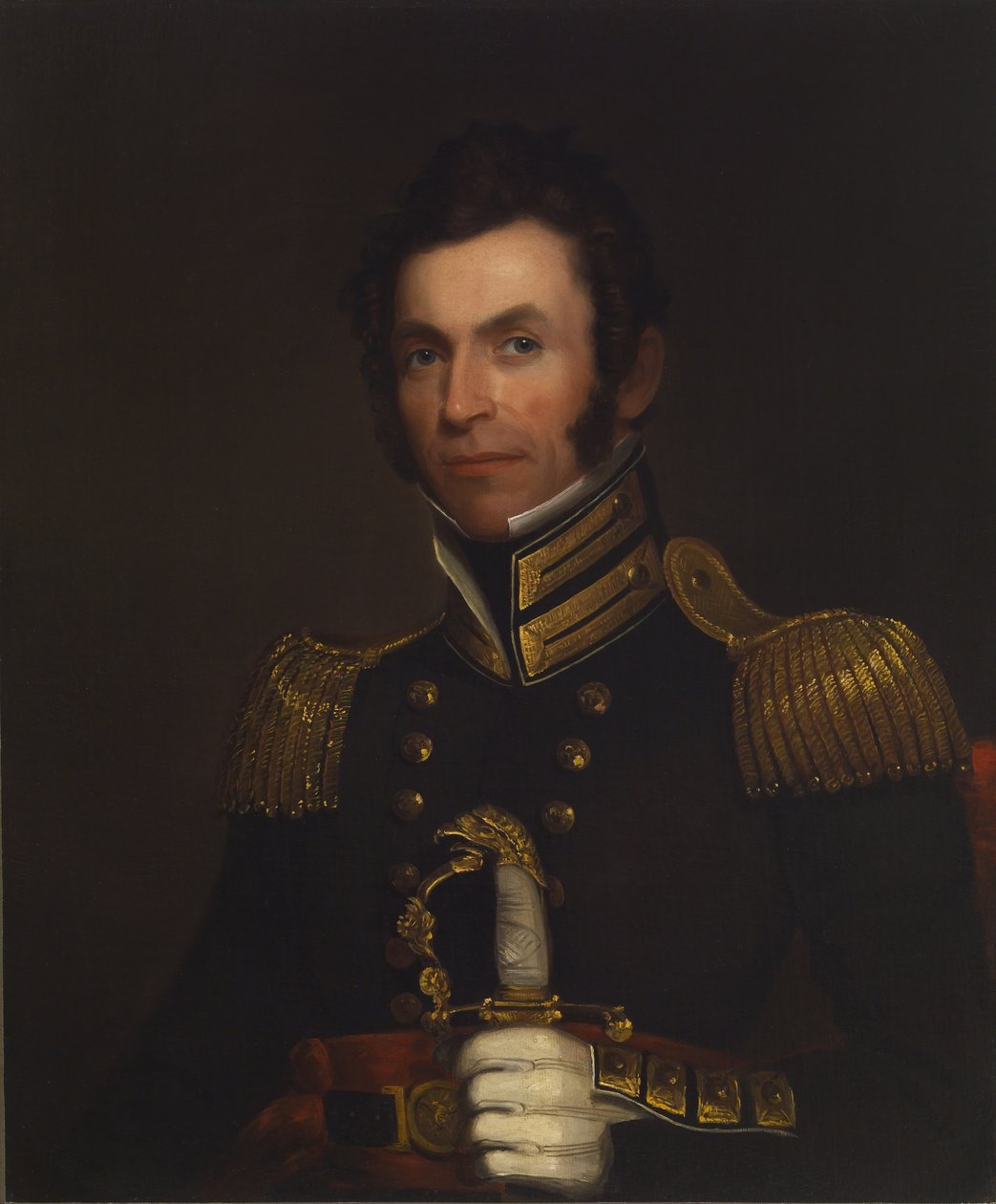 Portret van kolonel Alexander Smith (1790-1858) door Alfred Jacob Miller