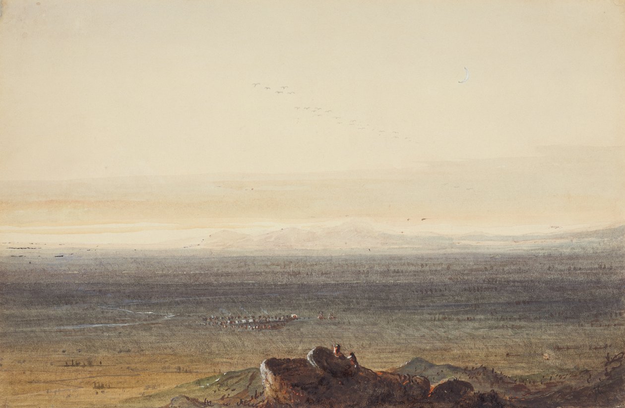 Prairie, c.1837 door Alfred Jacob Miller