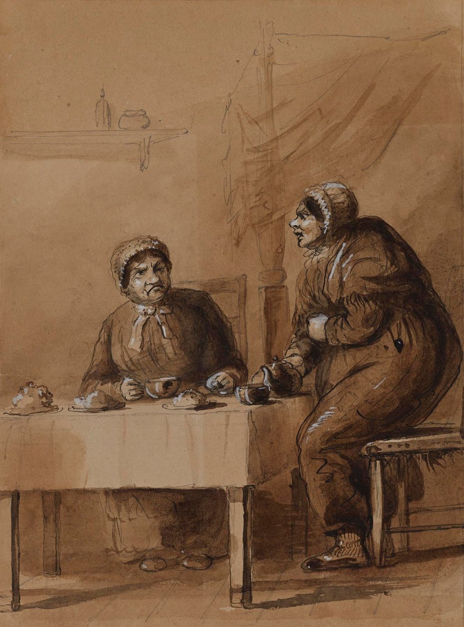 Sairey Gamp en Betsy Prig door Alfred Jacob Miller