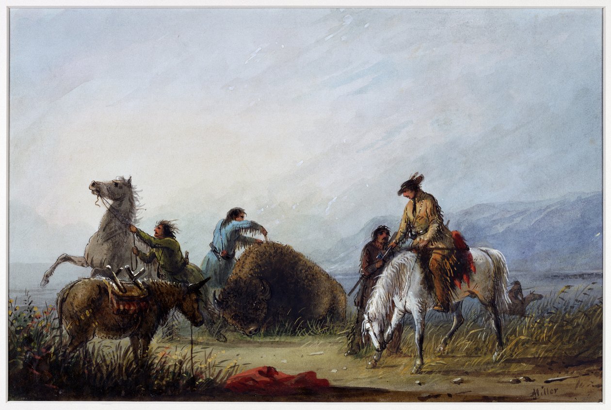 De Hump Rib nemen door Alfred Jacob Miller