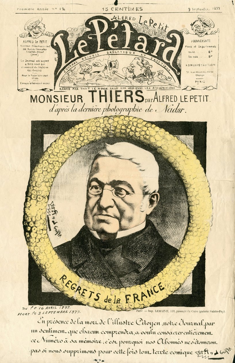 Omslag van Le Petard door Alfred Le Petit