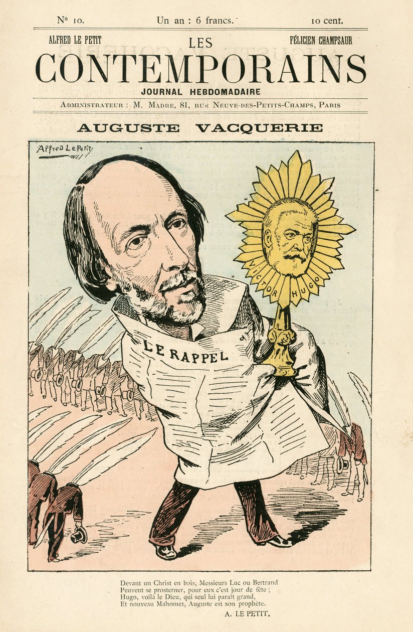 Omslag van Les Contemporains, nummer 10 door Alfred Le Petit