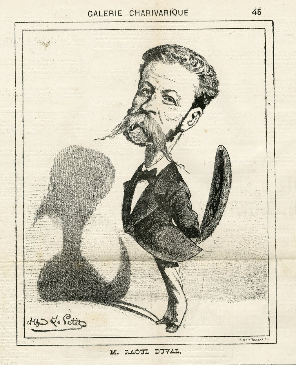 Illustratie in Le Charivari door Alfred Le Petit