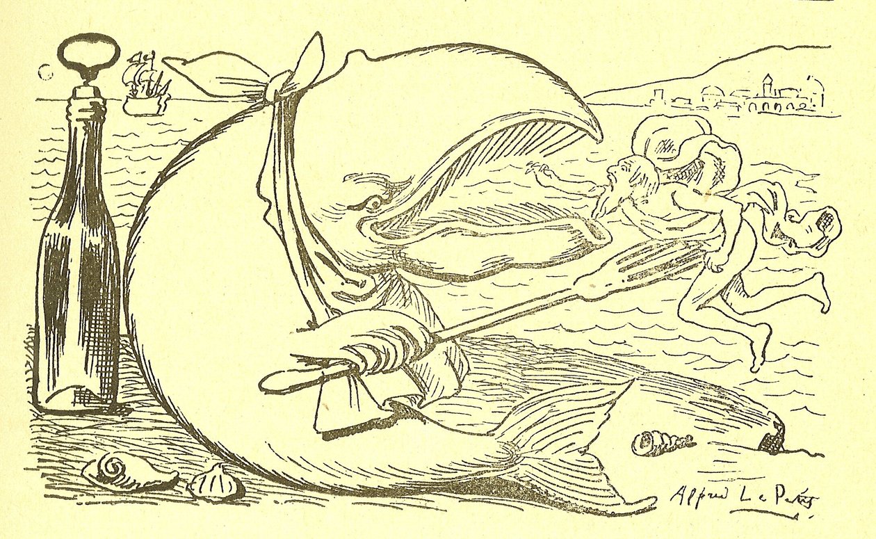Illustratie van Alfred Le Pete (1841-1909) in Gros-Jean en zijn genezing door Alfred Le Petit