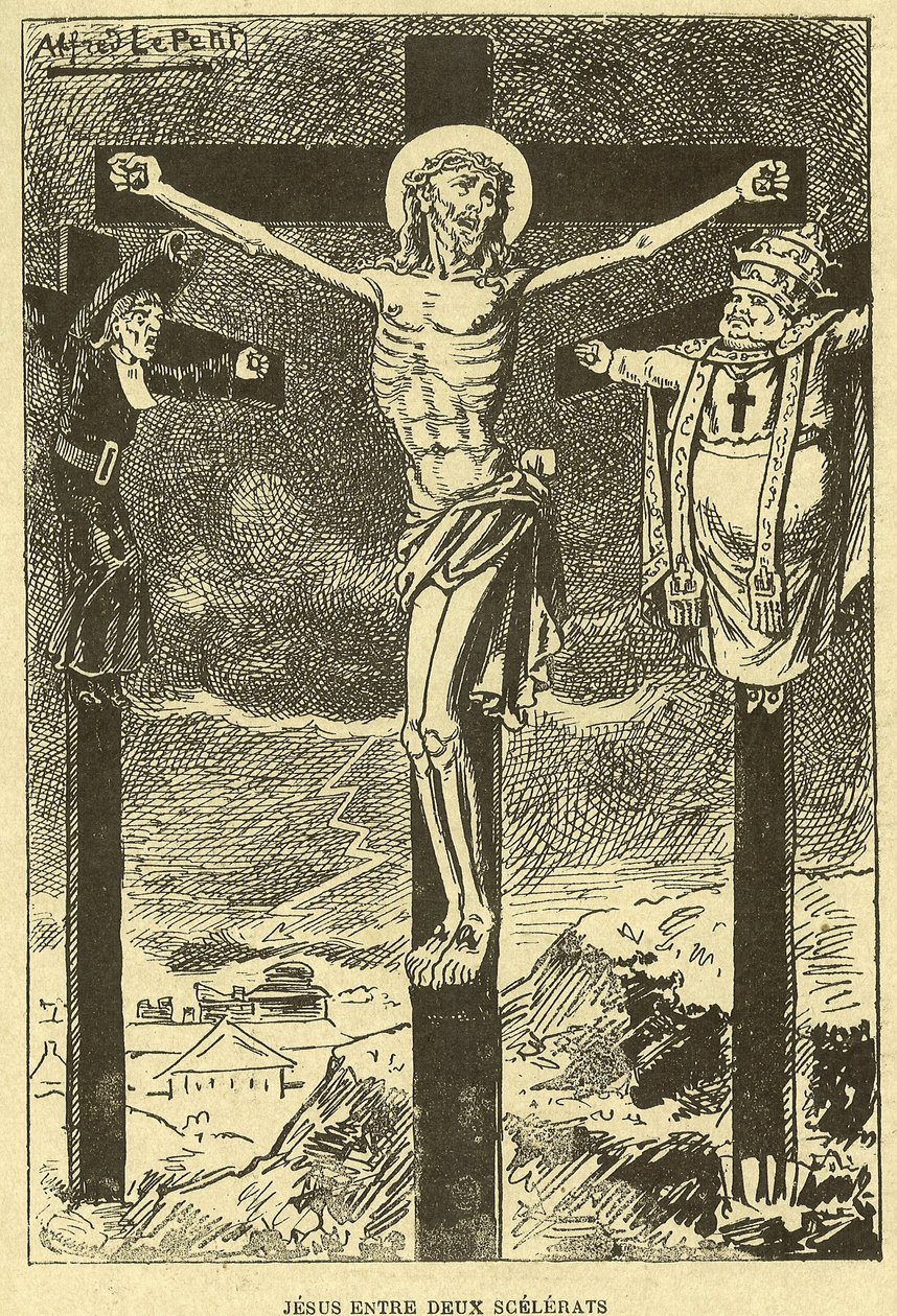 Illustratie van Alfred Le Pete (1841-1909) in Gros-Jean en zijn genezing door Alfred Le Petit