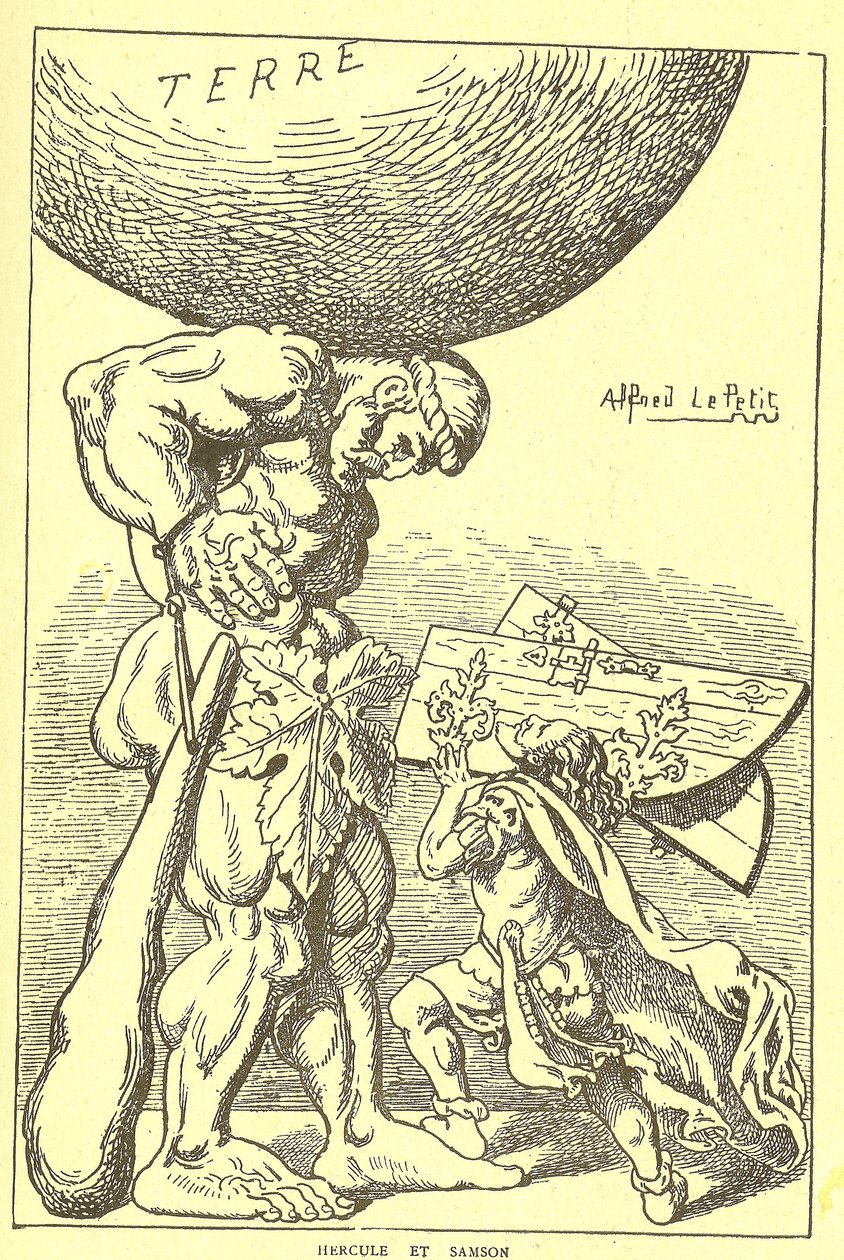 Illustratie van Alfred Le Petit in Gros-Jean en zijn parochie door Alfred Le Petit