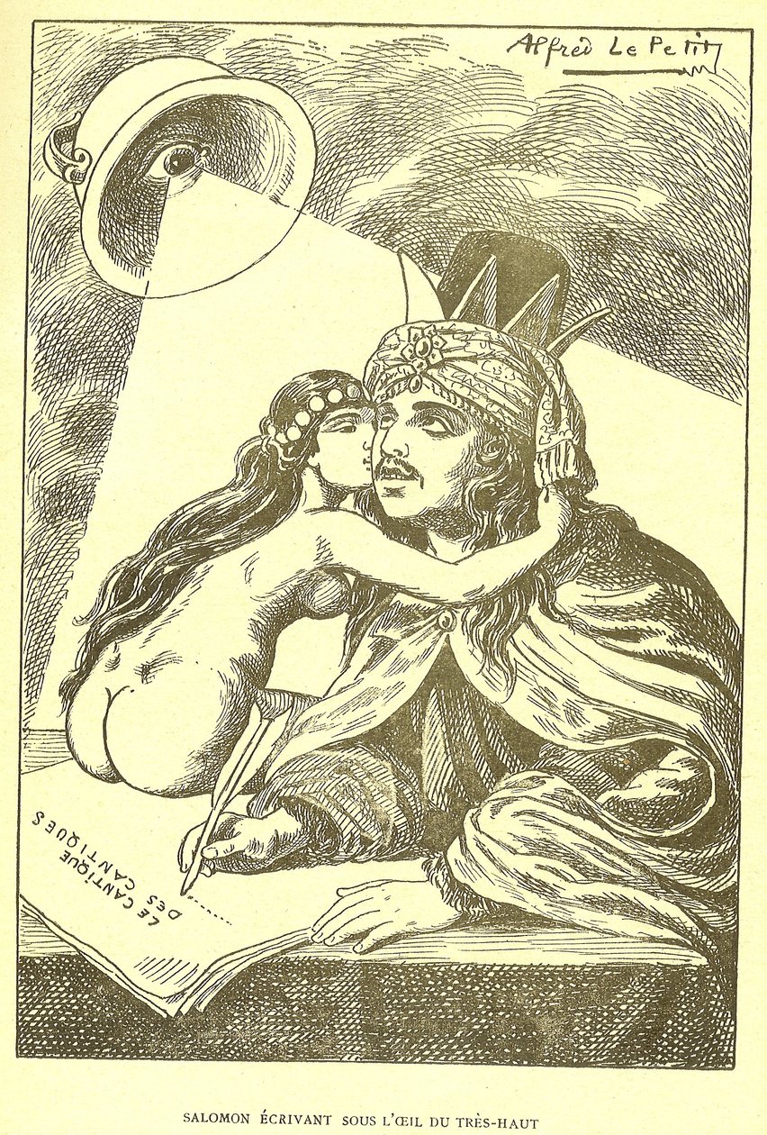 Illustratie van Alfred Le Pete (1841-1909) in Gros-Jean en zijn parochie door Alfred Le Petit