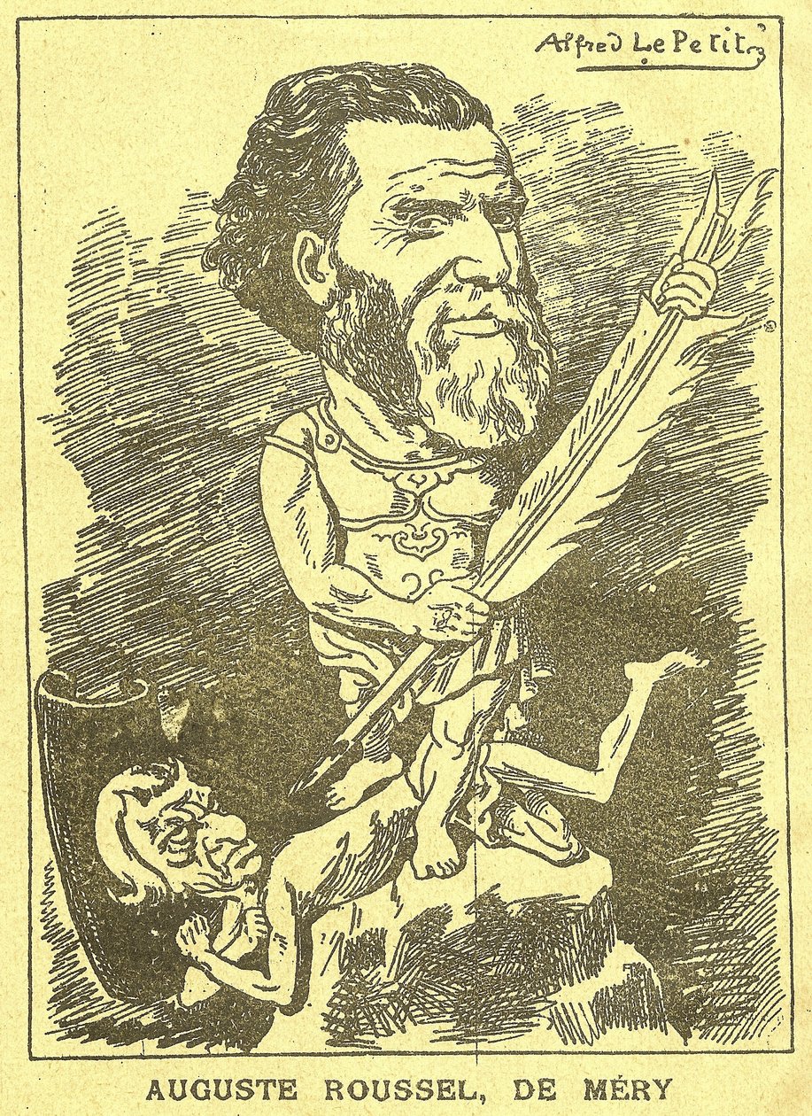 Illustratie in Gros-Jean et son cure door Alfred Le Petit
