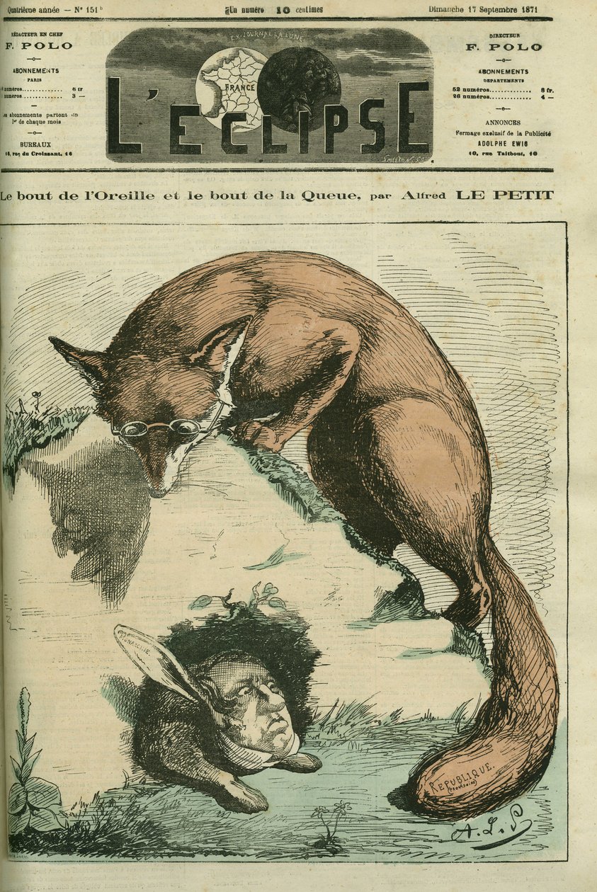 De punt van het oor en de punt van de staart door Alfred Le Petit