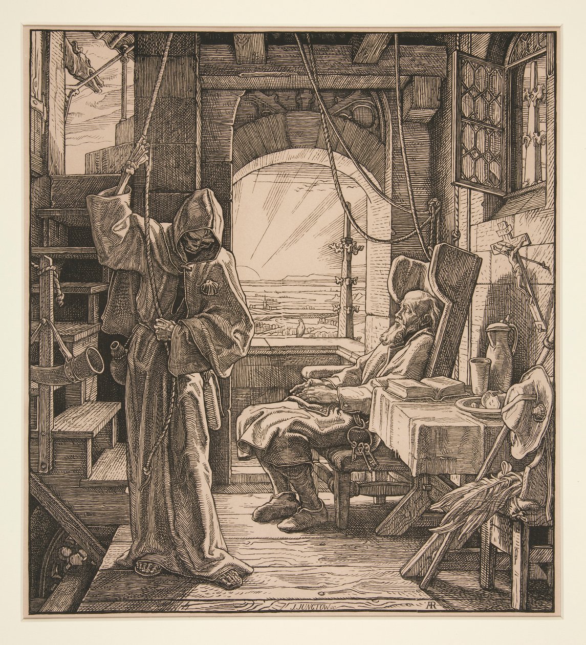 Der Tod als Freund door Alfred Rethel