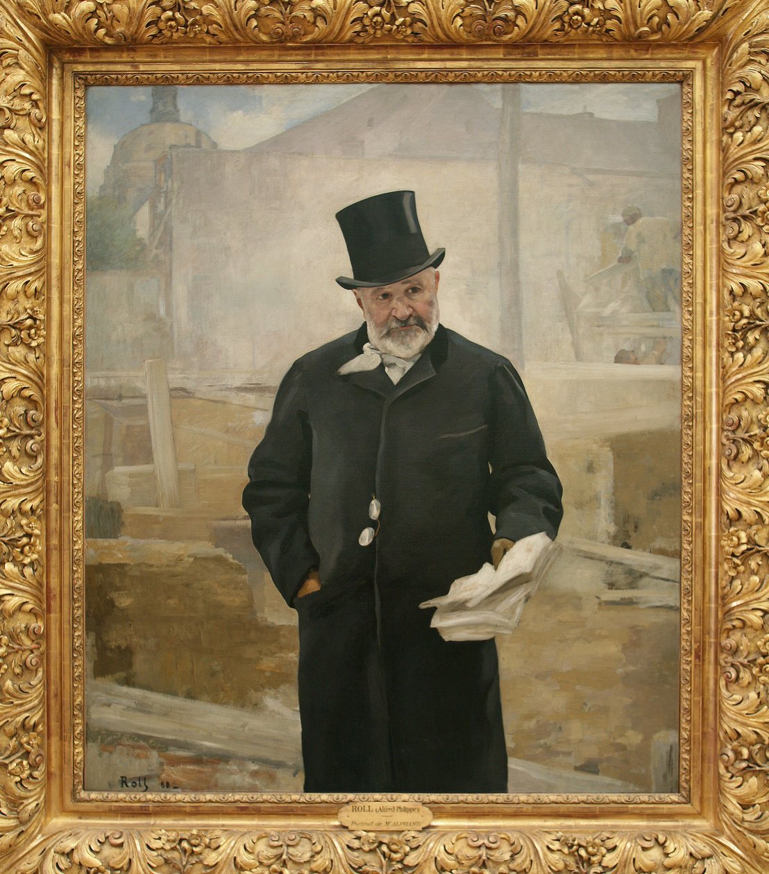 Portret van Adolphe Alphand (1817-1891) door Alfred Roll
