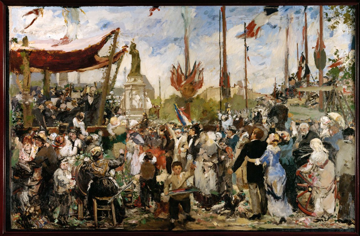 14 juli 1880 (olieverfschets) door Alfred Roll