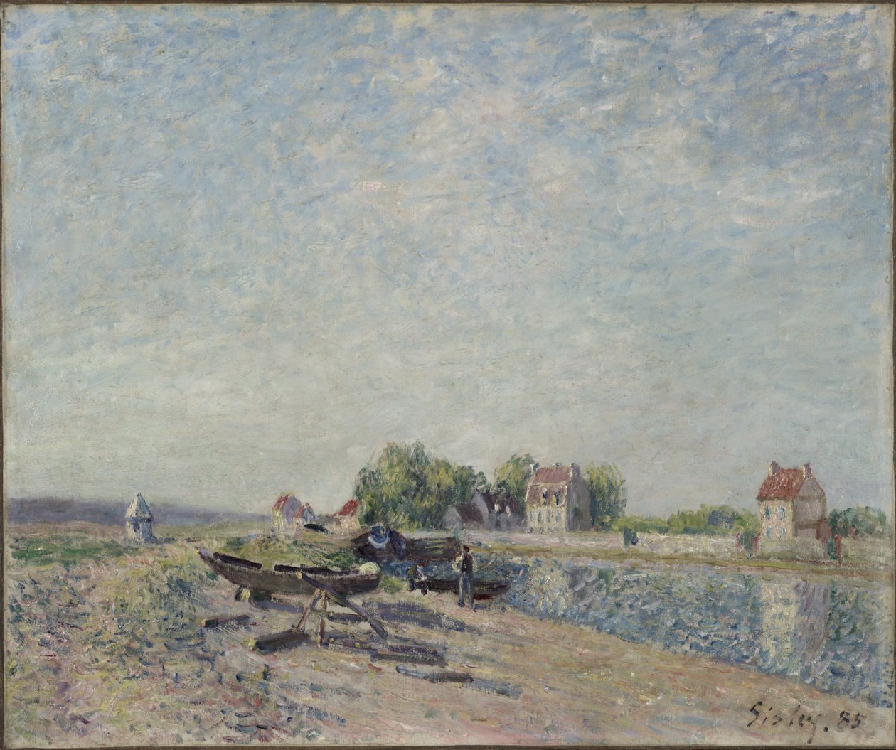 Saint-Mammès, Loing Kanaal door Alfred Sisley