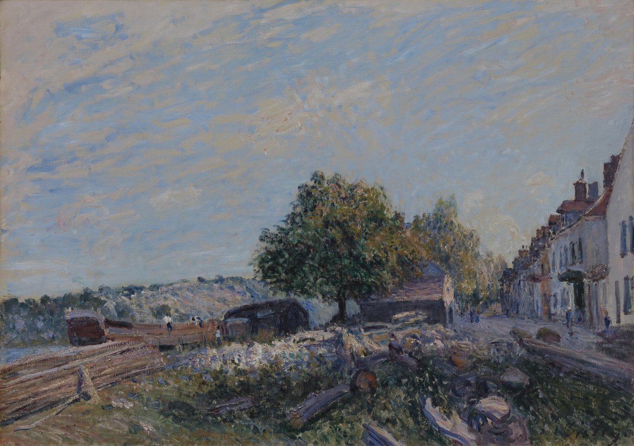 Saint Mammès – Ochtend door Alfred Sisley