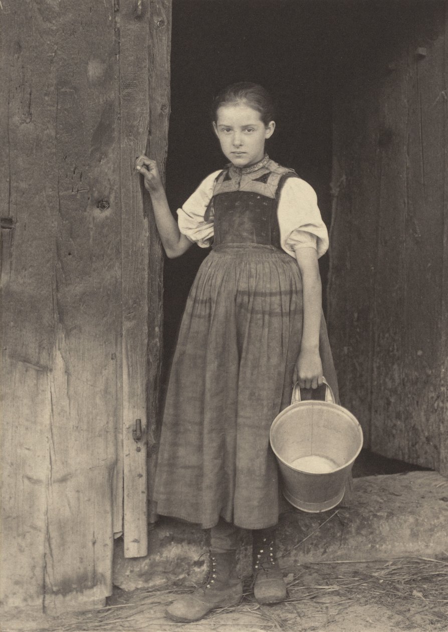 Een boerenmeisje uit Gutach door Alfred Stieglitz
