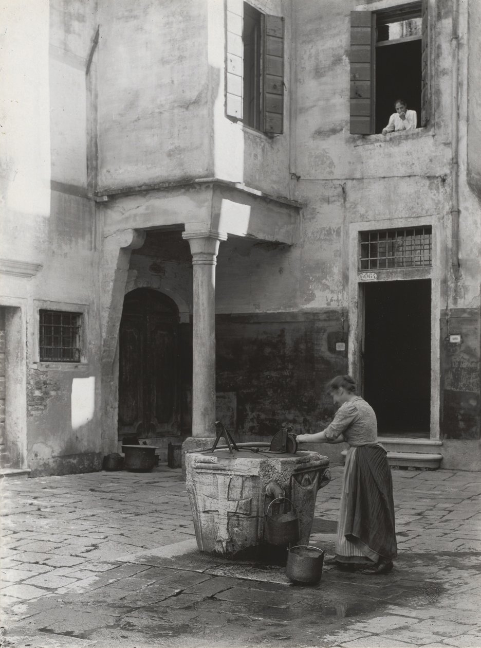 Een Venetiaanse put door Alfred Stieglitz
