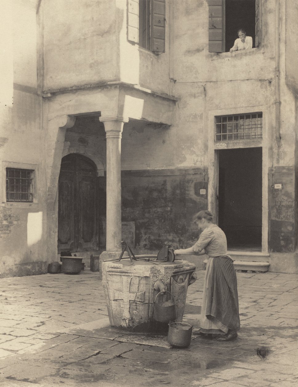 Een Venetiaanse put door Alfred Stieglitz