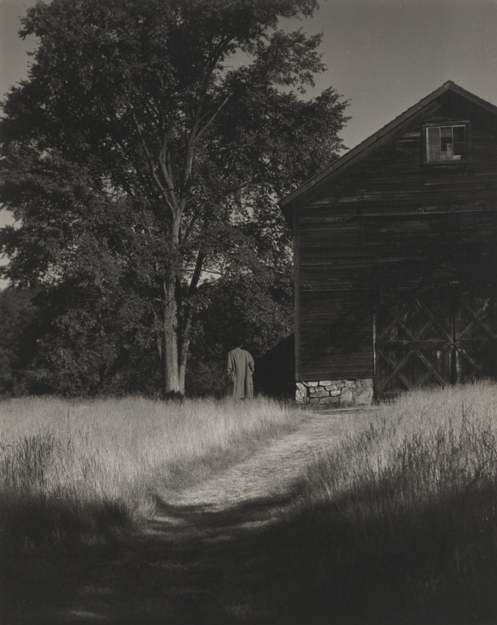 Schuur, Lake George door Alfred Stieglitz