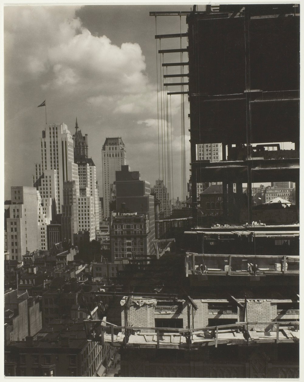 Vanuit Mijn Raam bij An American Place, Noord door Alfred Stieglitz