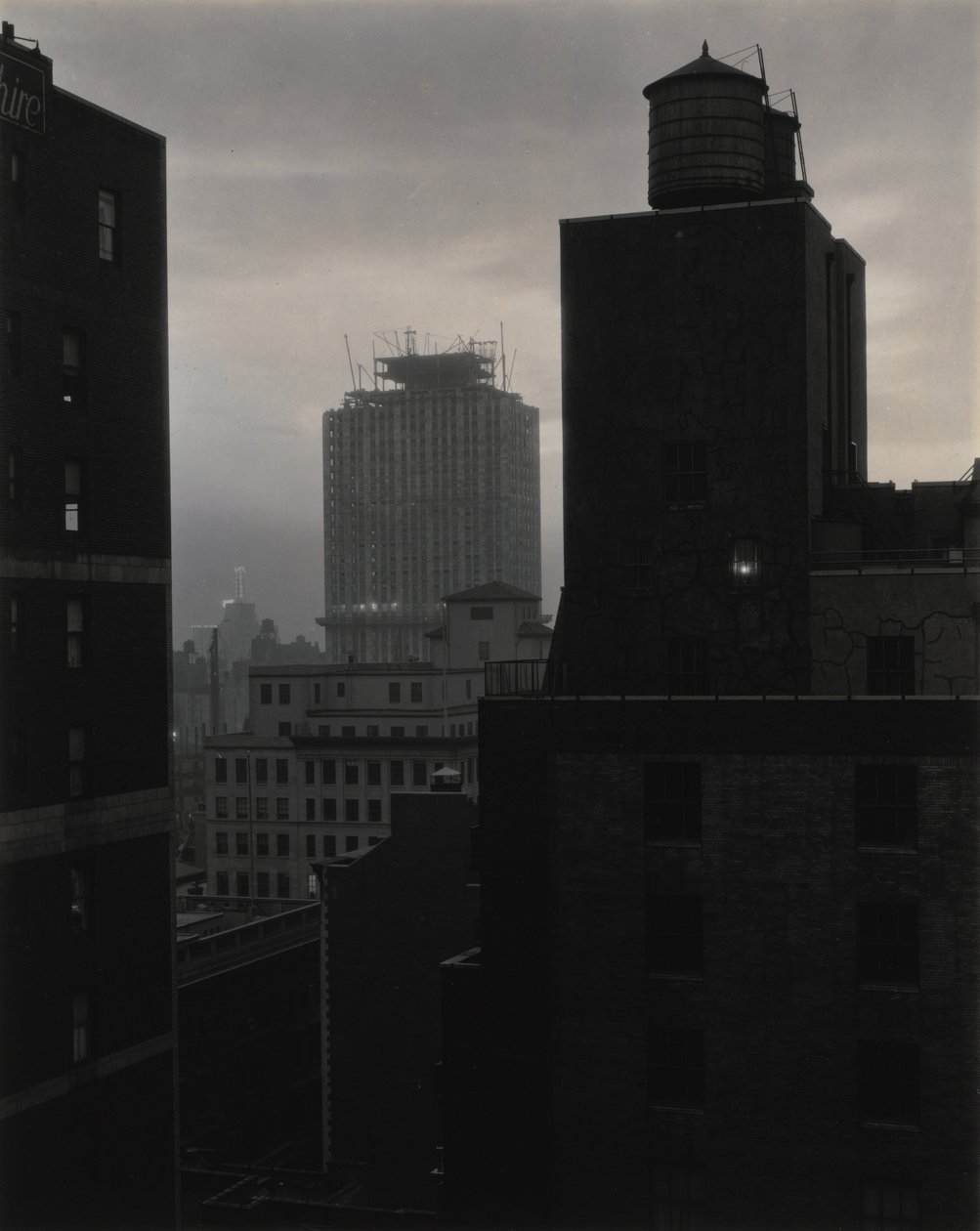 Vanuit mijn raam bij An American Place, zuidwesten door Alfred Stieglitz