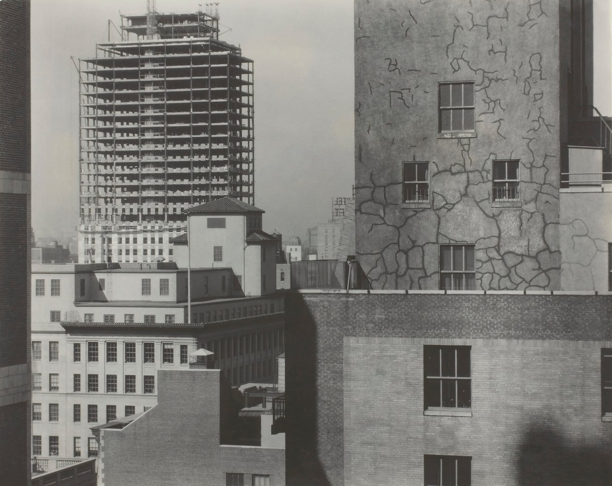Vanuit mijn raam bij An American Place, zuidwest door Alfred Stieglitz