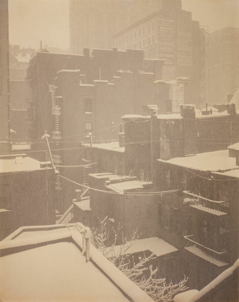 Vanuit het achterraam 291 door Alfred Stieglitz