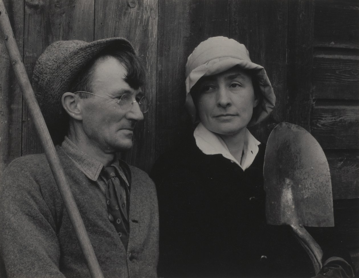 Georgia O’Keeffe en Donald Davidson door Alfred Stieglitz