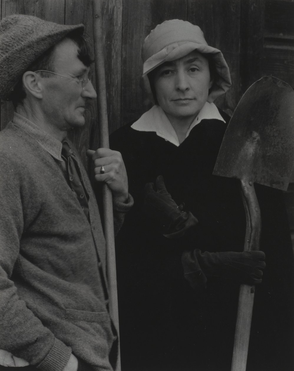 Georgia O’Keeffe en Donald Davidson door Alfred Stieglitz