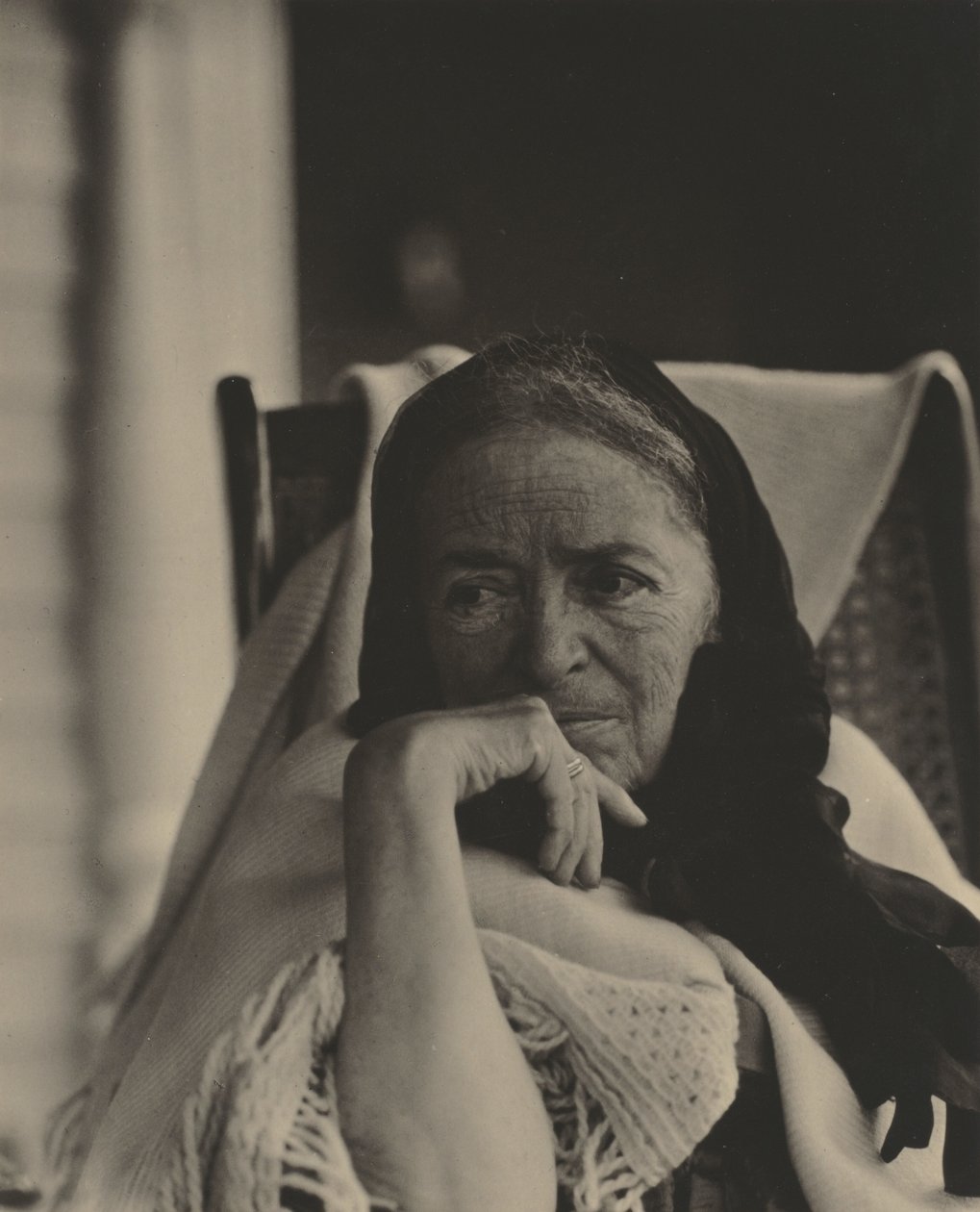 Hedwig Stieglitz door Alfred Stieglitz