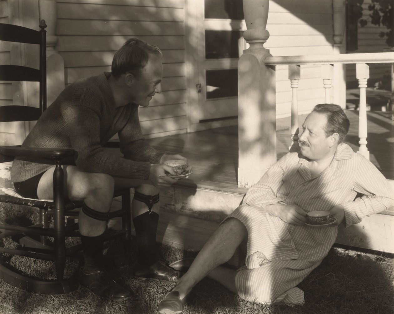 Jerome Mellquist en Paul Rosenfeld, Lake George door Alfred Stieglitz