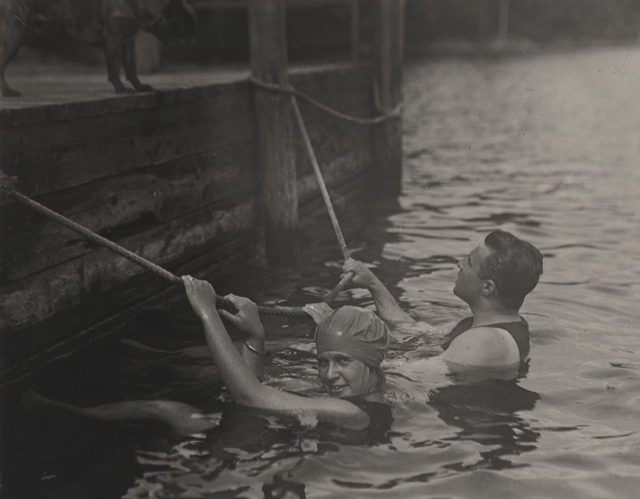 Kitty Stieglitz en Edward Stieglitz door Alfred Stieglitz